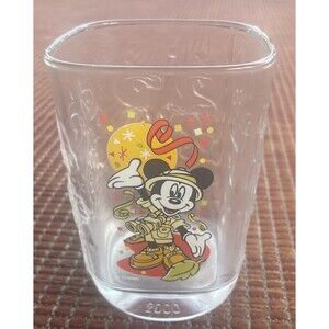 Vintage McDonald’s 2000 Walt Disney World Animal Kingdom Glass Mickey Mouse